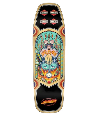 Santa Cruz Delfino Pinball Shaped 9.14" Skateboard Deck