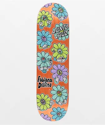 Santa Cruz Delfino Wildflower 8.5" Skateboard Deck