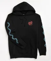 Santa Cruz Depth Dot Black Hoodie