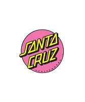Santa Cruz Dot Clear Pink Sticker