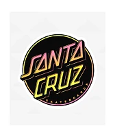 Santa Cruz Dot Clear Sticker