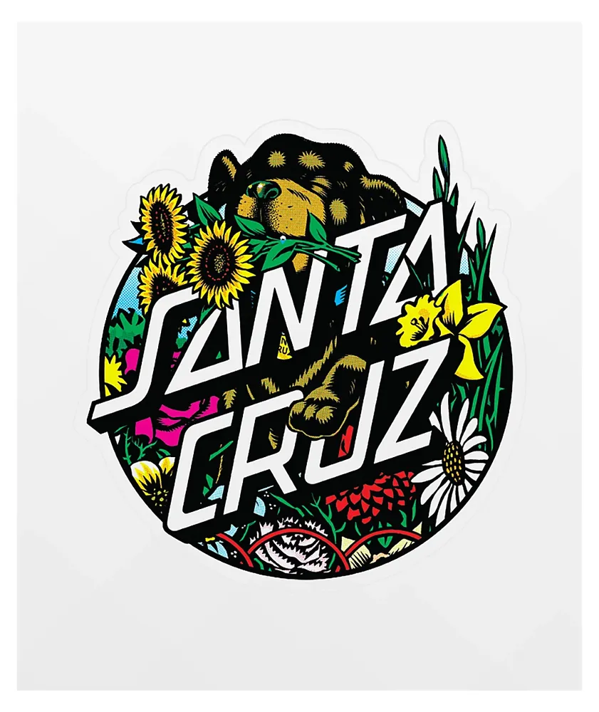 Santa Cruz Dressen Pup Dot Sticker
