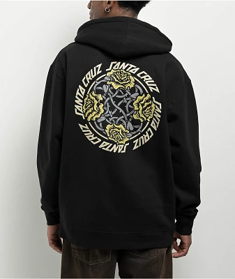 Santa Cruz Dressen Rose Solo Black Hoodie