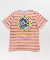 Santa Cruz Fiesta Wave Dot Pink & Multi Stripe T-Shirt