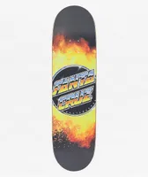 Santa Cruz Flame Everslick Chrome Dot 8.5" Skateboard Deck