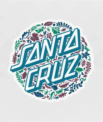 Santa Cruz Foliage Dot Sticker