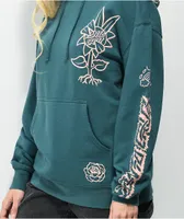 Santa Cruz Garden Teal Hoodie