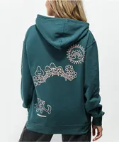 Santa Cruz Garden Teal Hoodie