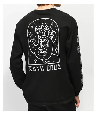 Santa Cruz Gateway Hand Black Long Sleeve T-Shirt