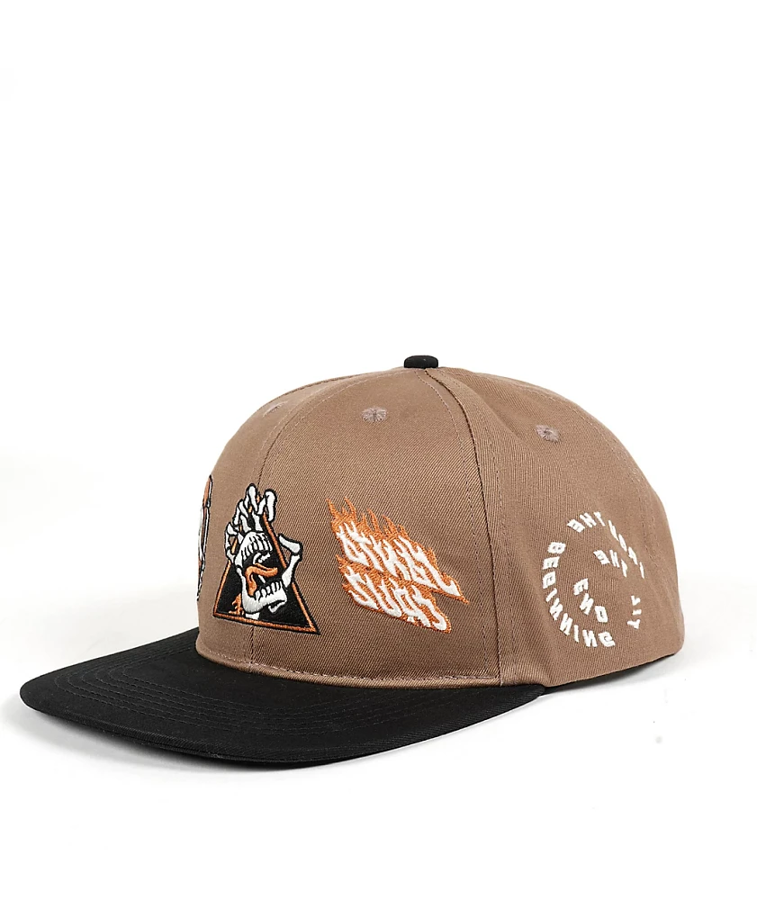 Santa Cruz Gorge Khaki Snapback Hat