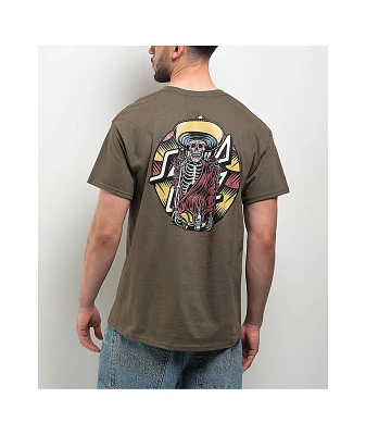 Santa Cruz Guzman Dining Dot Olive T-Shirt