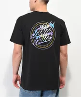 Santa Cruz Holo Flame Dot Black T-Shirt