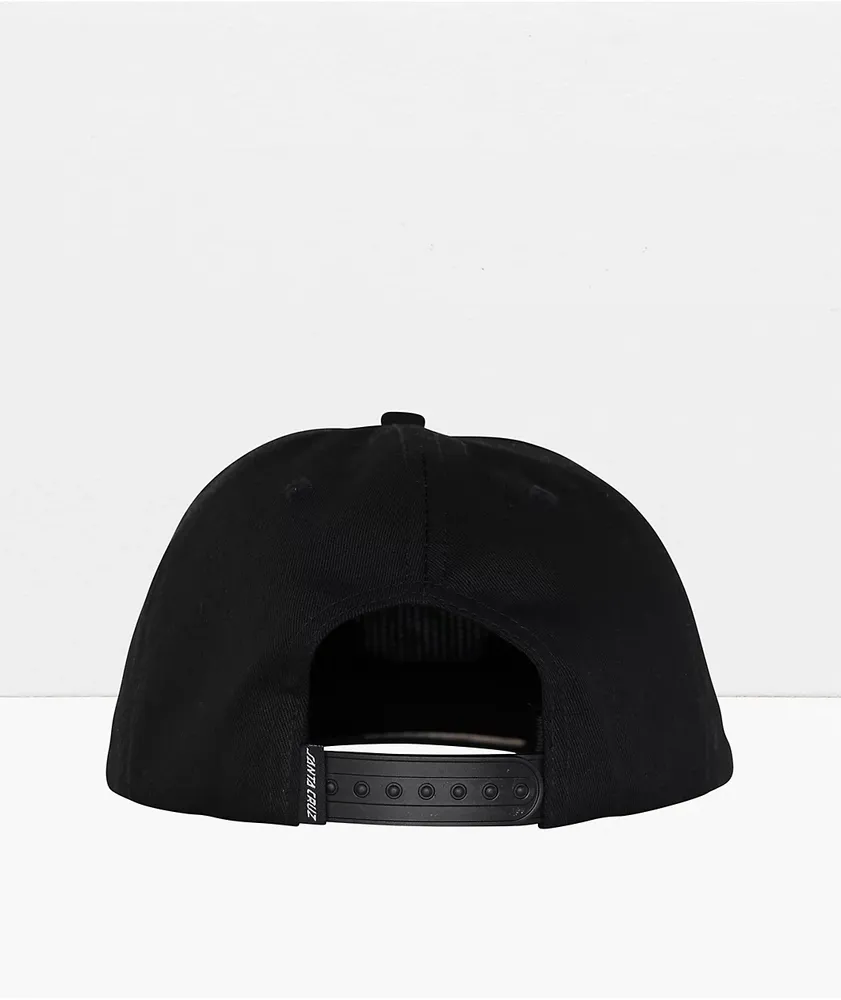 Santa Cruz Inferno Dot Black Snapback Hat