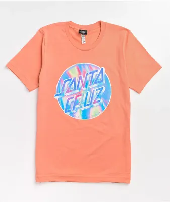 Santa Cruz Iridescent Dot Orange T-Shirt