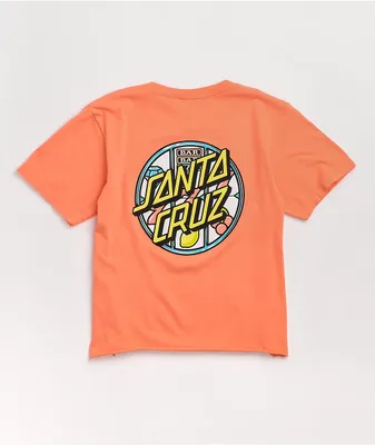 Santa Cruz Jackpot Dot Desert Flower Orange T-Shirt