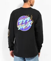 Santa Cruz Japan Inferno Dot Black Long Sleeve T-Shirt