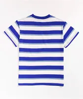 Santa Cruz Kids' Knit Blue & White Stripe T-Shirt