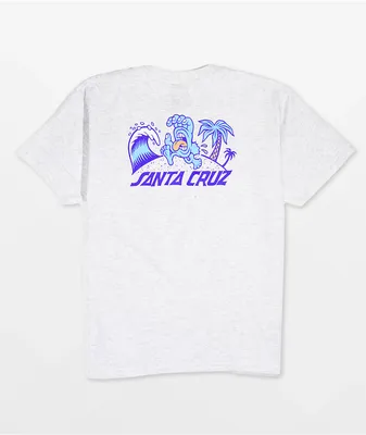 Santa Cruz Kids Beach Bum Grey T-Shirt