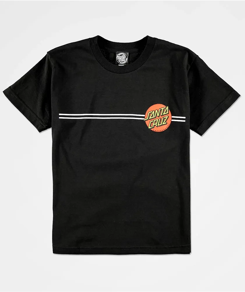 Santa Cruz Kids Classic Dot Black T-Shirt