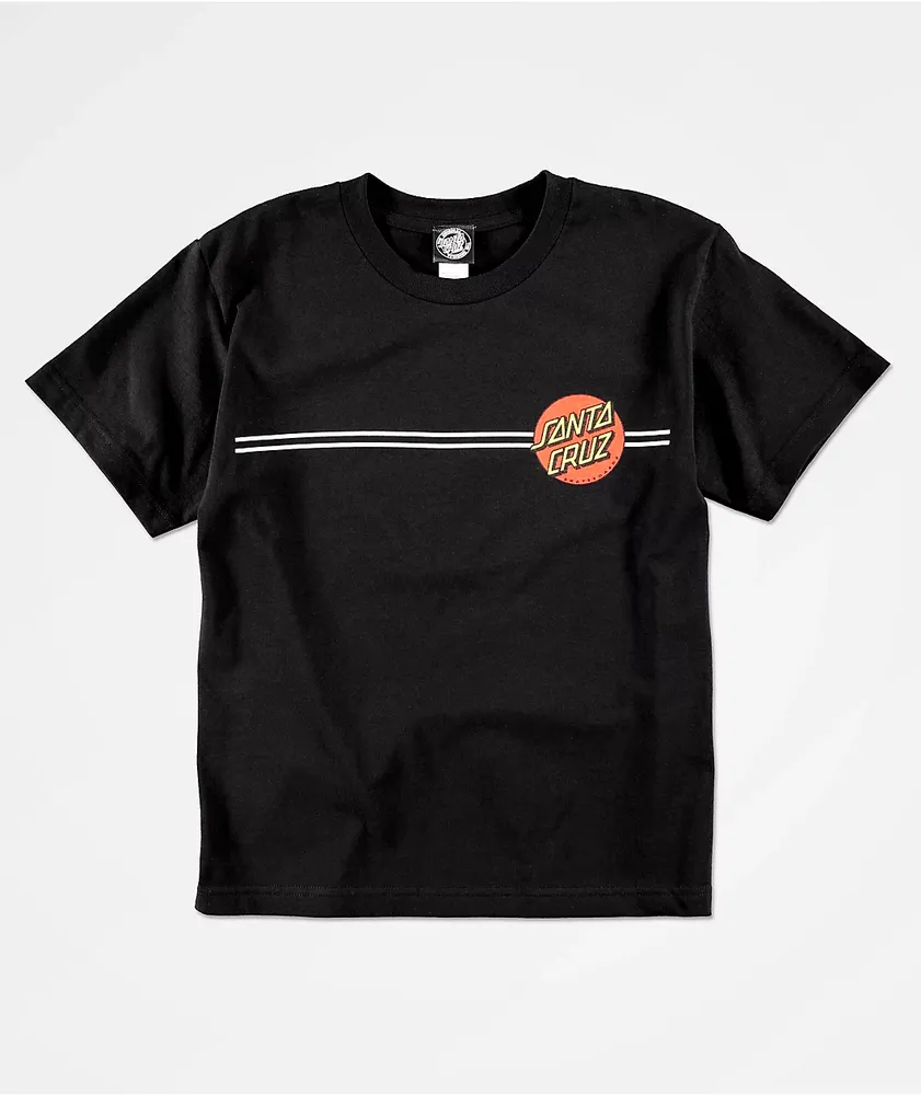 Santa Cruz Kids Classic Dot Black T-Shirt