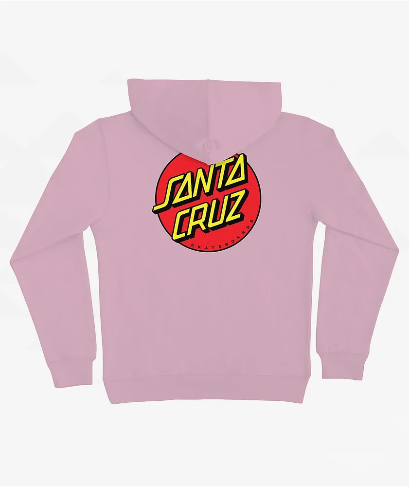 Santa Cruz Kids Classic Dot Pink Hoodie