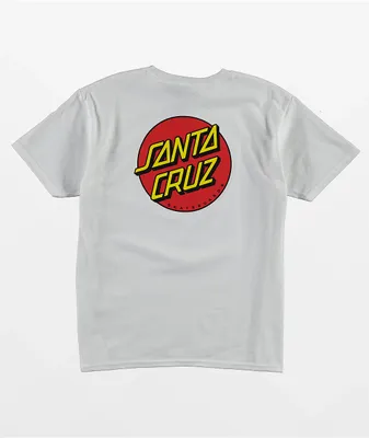 Santa Cruz Kids Classic Dot White T-Shirt