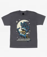 Santa Cruz Kids Cosmic Bone Grey T-Shirt