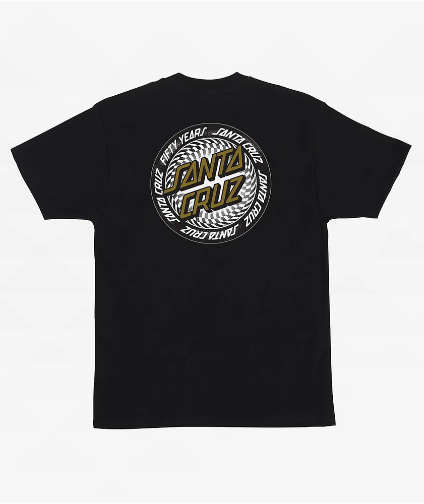 Santa Cruz Kids Infinite Ringed Black T-Shirt