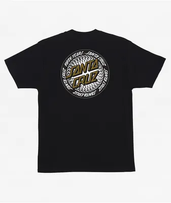 Santa Cruz Kids Infinite Ringed Black T-Shirt