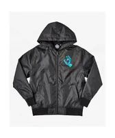 Santa Cruz Kids Screaming Hand Black Windbreaker Jacket