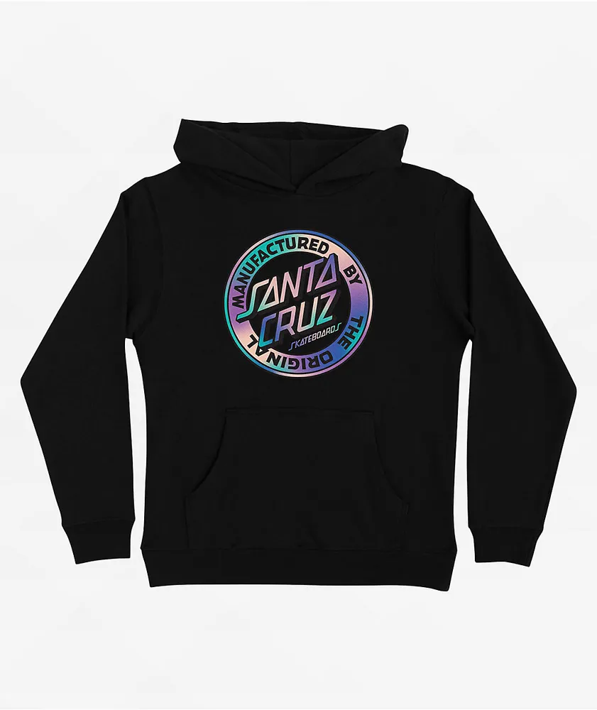 Santa Cruz Kids Vivid Black Hoodie