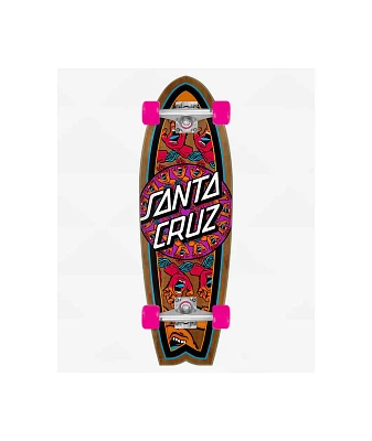 Santa Cruz Mandala Hand Shark 8.8" Cruiser Skateboard Complete