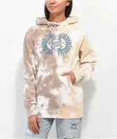 Santa Cruz Mono Split Sun Cream Tie Dye Hoodie