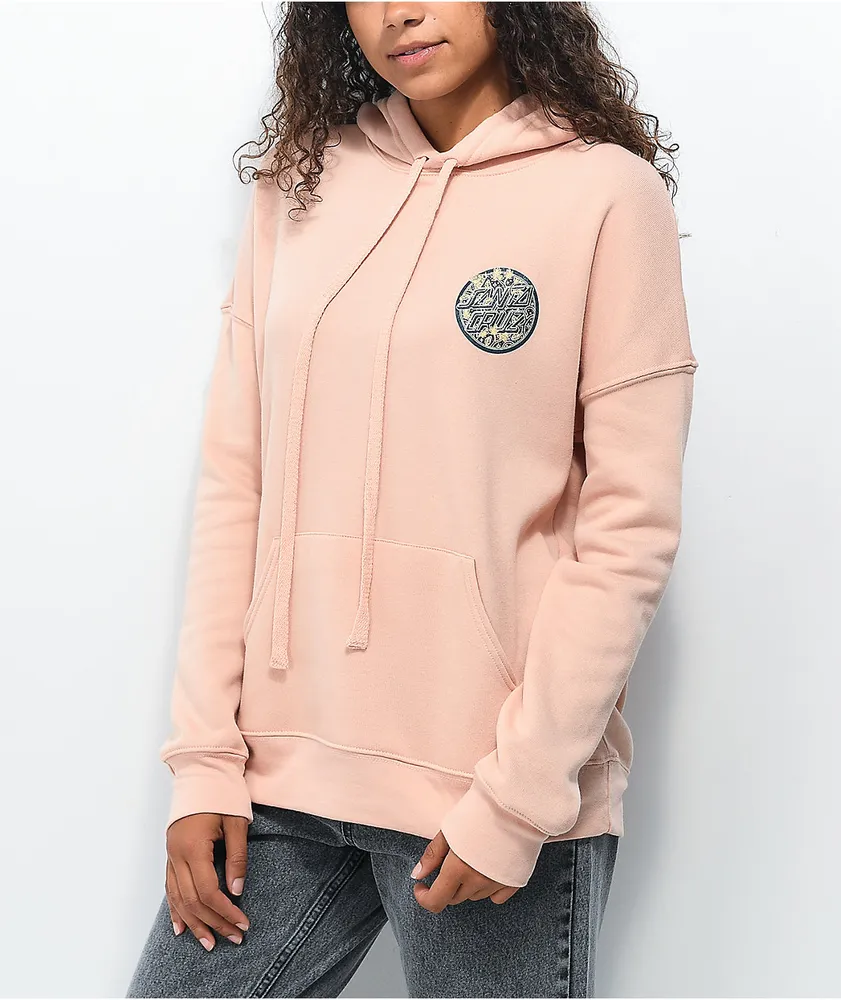 Santa Cruz Moonlight Dot Peach Hoodie