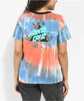 Santa Cruz Not A Dot Monarch Blue Tie Dye Pocket T-Shirt