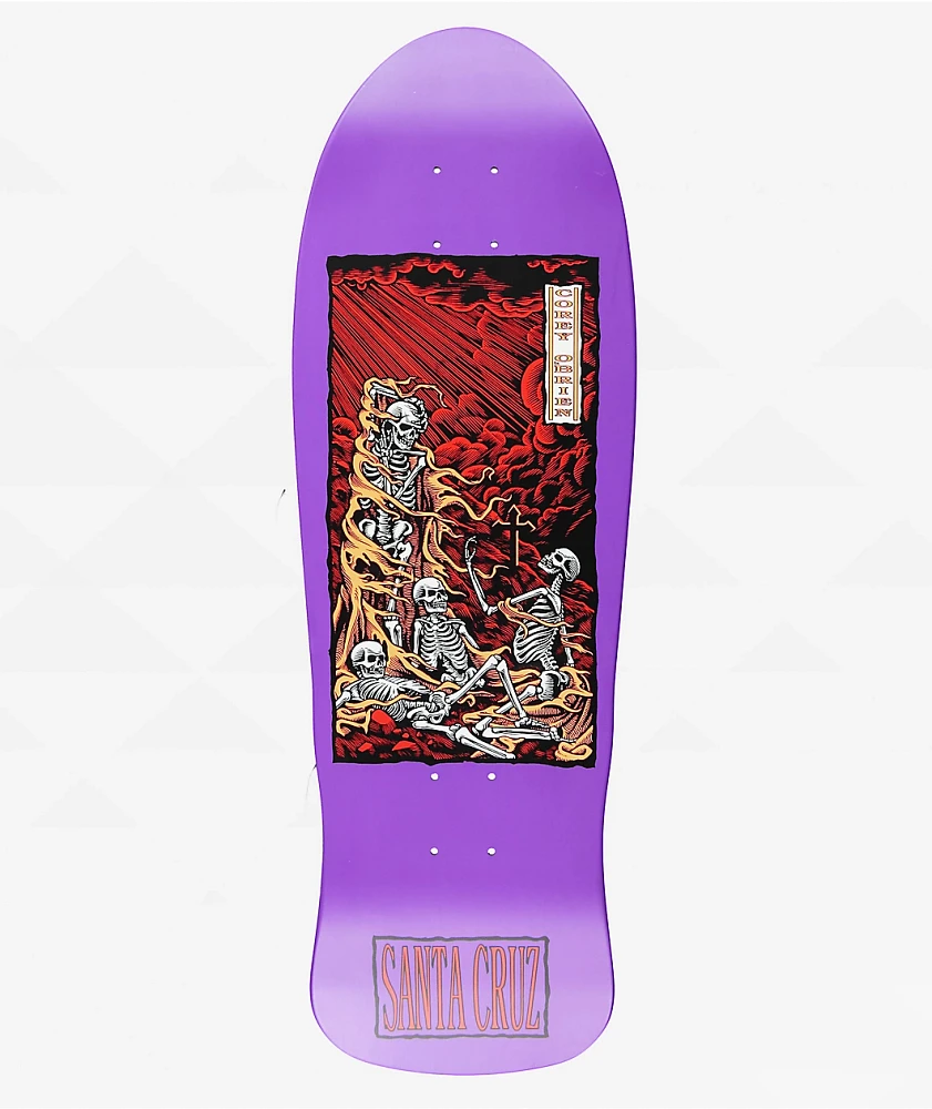 Santa Cruz O'Brien Purgatory Reissue 9.85" Skateboard Deck