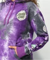 Santa Cruz Once Upon A Dot Purple Tie Dye Hoodie