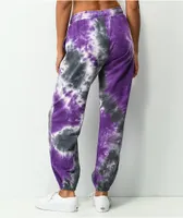 Santa Cruz Once Upon A Dot Purple Tie Dye Sweatpants