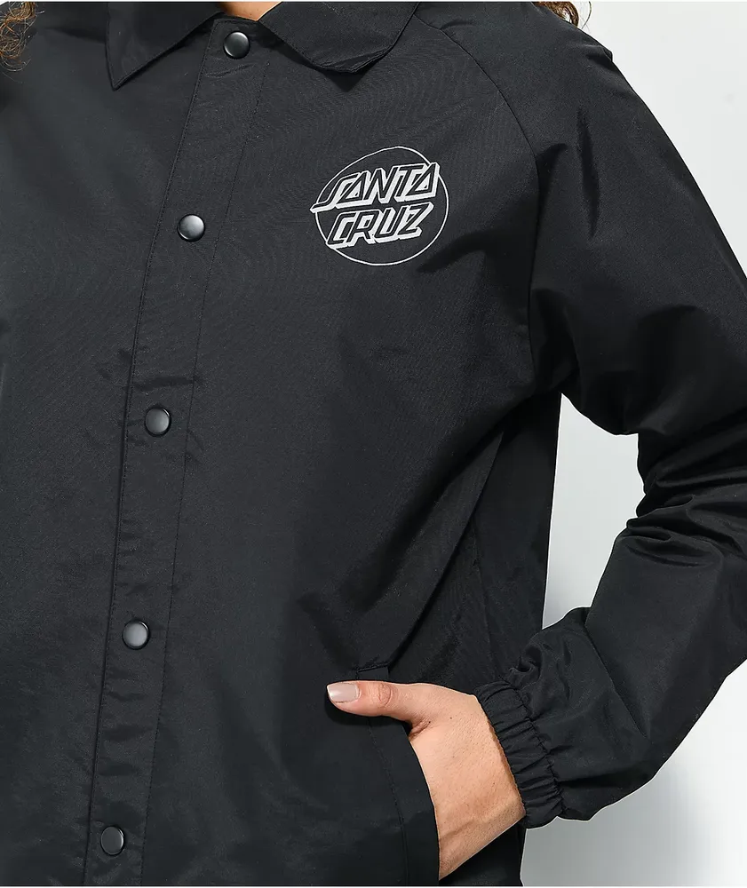 Santa Cruz Opus Dot Black Coaches Jacket