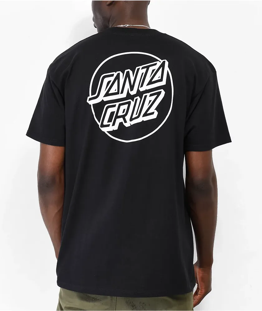 Santa Cruz Opus Dot Black T-Shirt