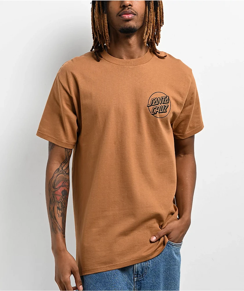 Santa Cruz Opus Dot Brown Sugar T-Shirt