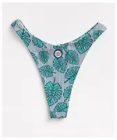 Santa Cruz Other Dot Monstera Rib High Leg Bikini Bottom