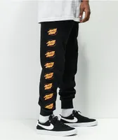 Santa Cruz Oval Dot Black Sweatpants