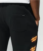 Santa Cruz Oval Dot Black Sweatpants