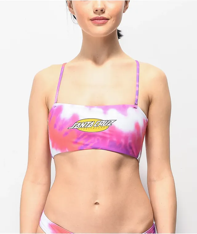 Sports Illustrated Tie Dye Bra Bikini Swimsuit Top, Color: Pink Lightspeed  - JCPenney