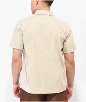 Santa Cruz Recurrence Tan Short Sleeve Work Shirt