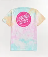 Santa Cruz Reverse Dot Snow Cone Tie Dye T-Shirt