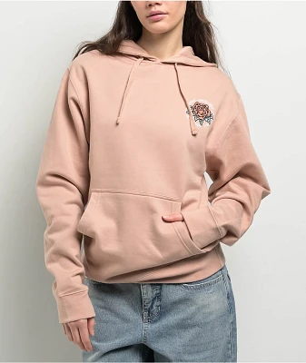 Santa Cruz Rosette Dot Dusty Pink Hoodie