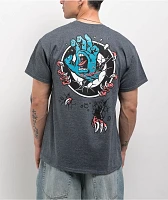 Santa Cruz Roskopp Screaming Target Grey T-Shirt