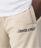 Santa Cruz Sand & Black Strip Dye Jogger Sweatpants